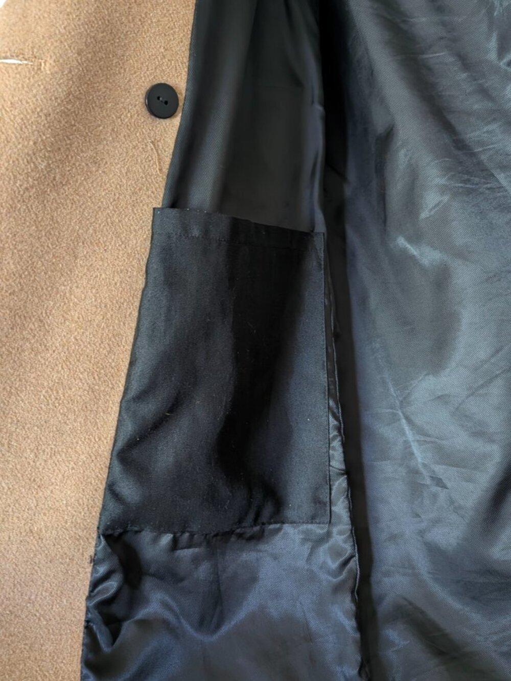 Zara Wool Blend Coat - Picture 2 of 2